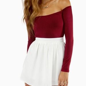 Off the shoulder top