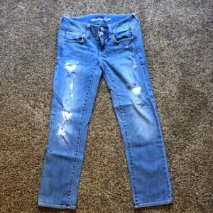 American Eagle Artist Cropped Jeans