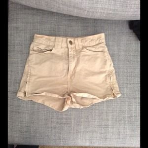 American Apparel high waisted shorts!