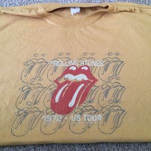 Thrifted! Rolling Stones 1972 US tour Tee