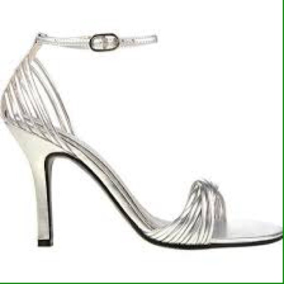 Strappy Silver Stilettos!