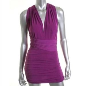 VS Moda International hot pink multiway Dress