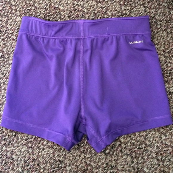 🚫SOLD🚫Adidas purple spandex shorts!💜💛 - Picture 4 of 4