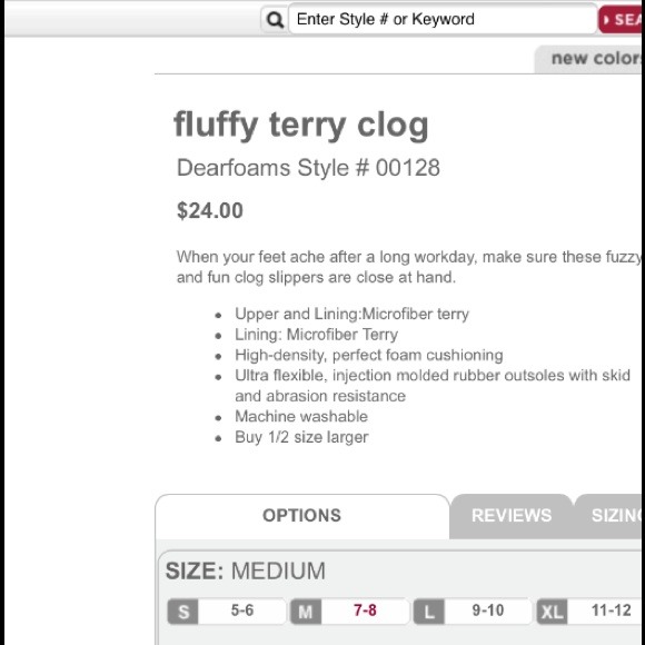 Dearfoams slippers indoor/outdoor soles - Picture 2 of 4