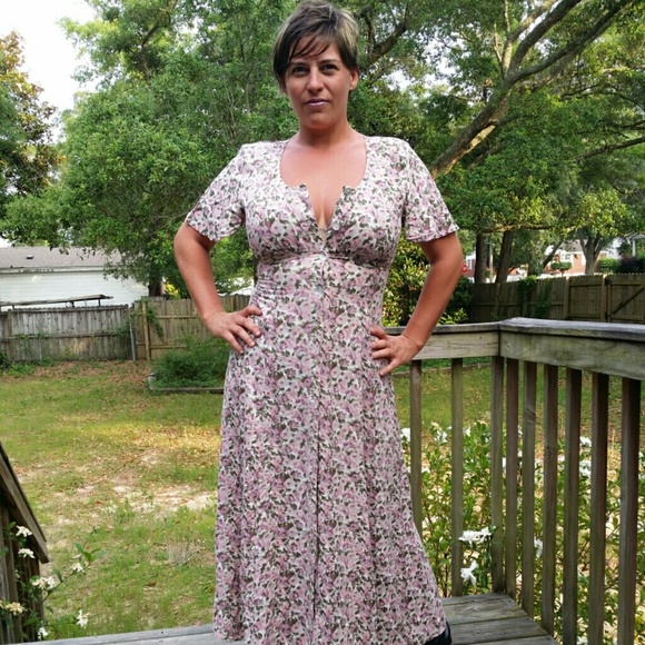 All that Jazz Dresses Vintage Floral Maxi Dress All That Jazz