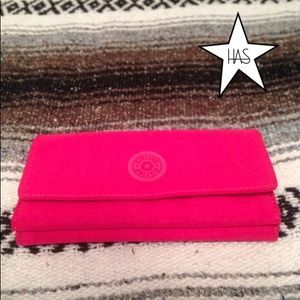 BRIGHT PINK WALLET - KIPLING