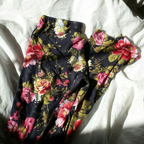Floral leggings