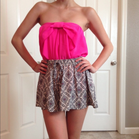 NWT Black&White Flowy Shorts