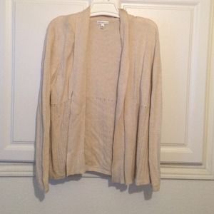 tan cardigan