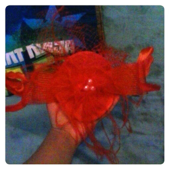 RED HAIR PIECE - Picture 1 of 1