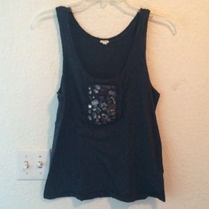 ❌sold❌ Jeweled sweater tank