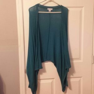 Teal cardigan