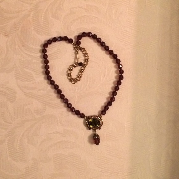 Jewelry Crystal bead necklace