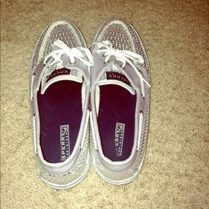 Glittery Sperry shoes