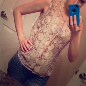 ❤️SOLD❤️ Snake pattern dress H&M shirt