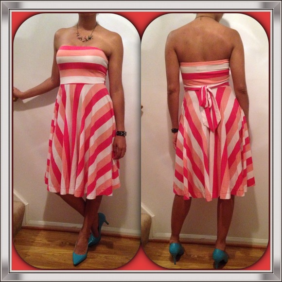 🚫SOLD🚫American Eagle Strapless Summer Dress M - Picture 2 of 2
