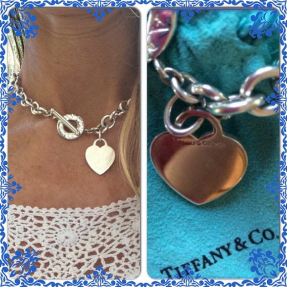 Tiffany & Co. Jewelry - Tiffany & Co 💎 heart toggle necklace.