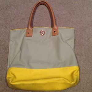 Yellow Tory Burch Handbag