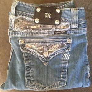 Miss Me, boot cut size 32 jeans.