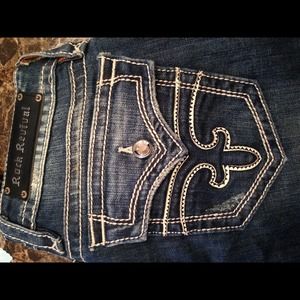 NWOT Rock Revivals NEEDS FRONT BUTTON REPAIR sz 31