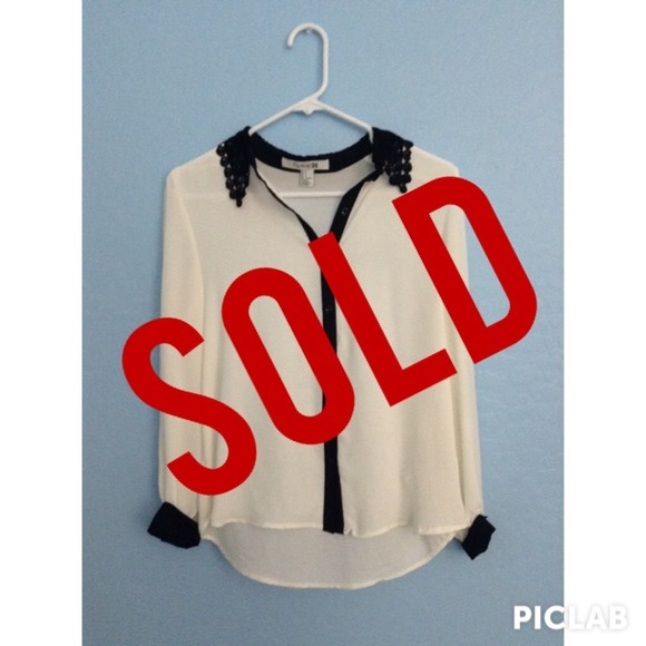SOLD Button up blouse