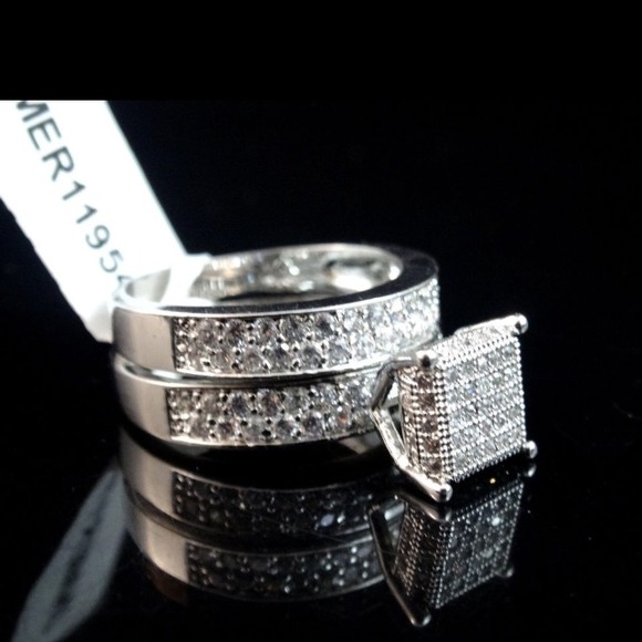 New women's engagement wedding set - Picture 4 of 4