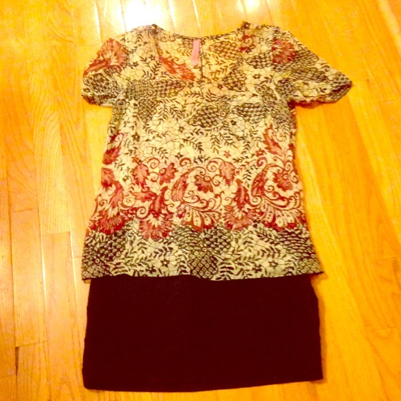 Express black mini skirt - size 0