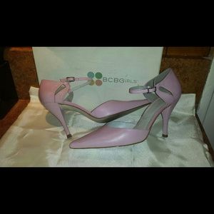 BCBG GIRLS Rose pink leather shoe