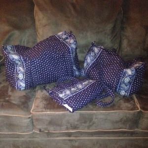 Vera Bradley "RETIRED" Seaport Navy