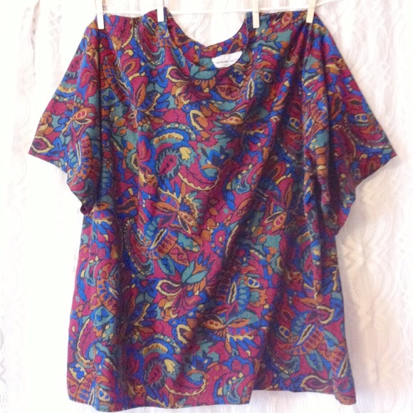 Multi Color Abstract Top