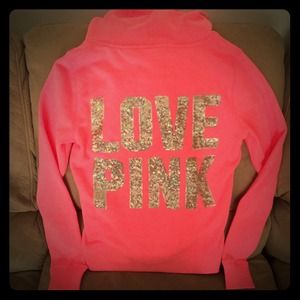 Victoria's Secret pink bling hoodie