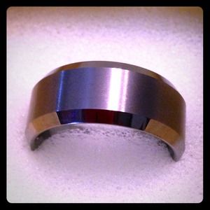 Men's 10mm Tungsten Carbide Wedding Band--SALE!