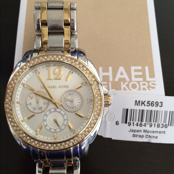 💎Michael Kors GoldSilverDiamond studded gorgeous