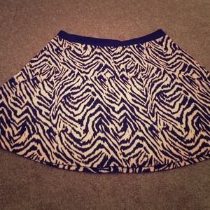 Eye Catching Zebra Skirt