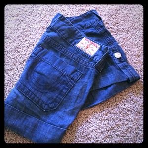 True Religion Denim Shorts.