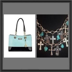 Holding for @wendyfuller Tote and necklace