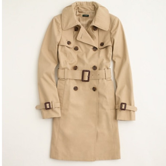 J. Crew Trench Coat NWOT - Picture 4 of 4