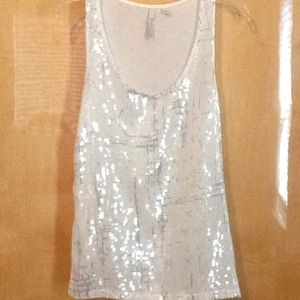 NY&CO sequin tank.