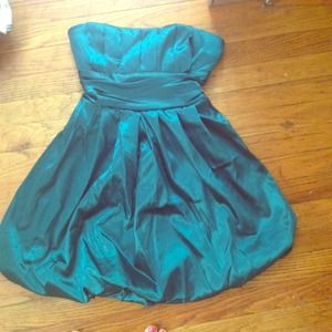Teal homecoming dress!