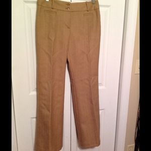 NWOT Ann Taylor LOFT Tan Julie Fit Dress Pants