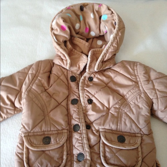 quilted jacket for baby girl