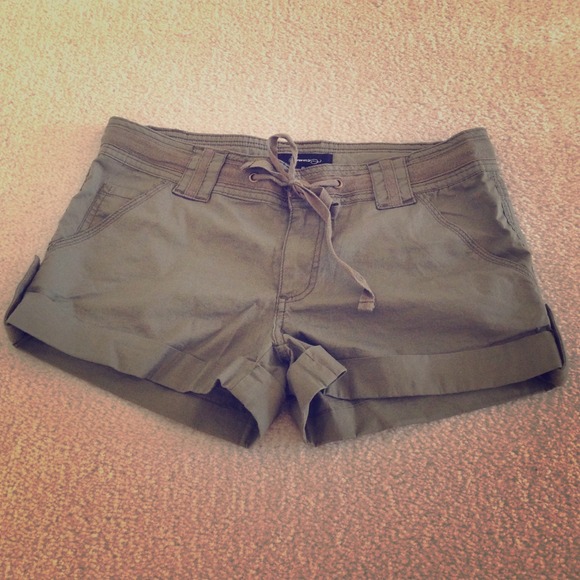 Olive green shorts
