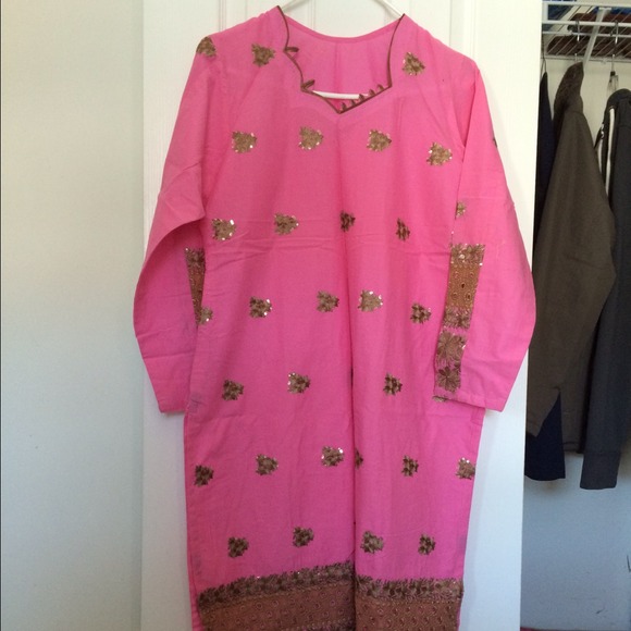 Pakistani/ india style shalwar qameez.pure cotton - Picture 1 of 4