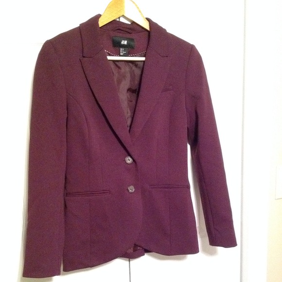 Plum Blazer from H & M