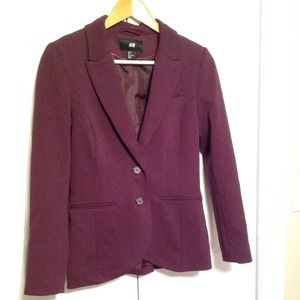 Plum Blazer from H & M