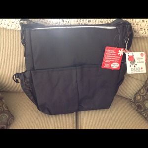 Diaper bag black, new.