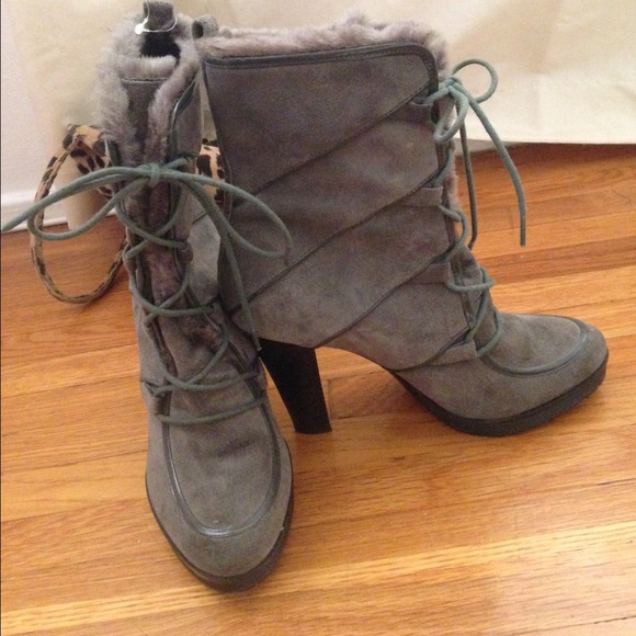 ❌SOLD❌CALVIN KLEIN Fur-Lined BOOTS