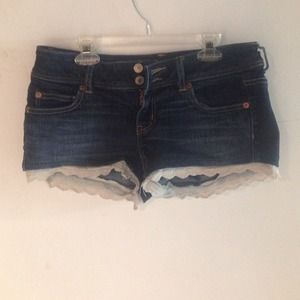 American eagle denim shorts