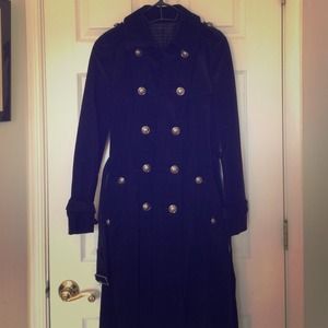🎉🎉Price Drop🎉🎉 Black corduroy trench coat