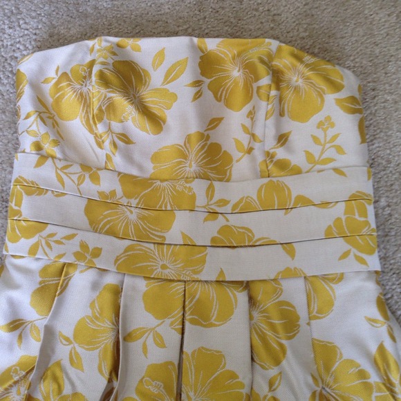 <just reduced> Ann taylor strapless silk dress - Picture 2 of 3